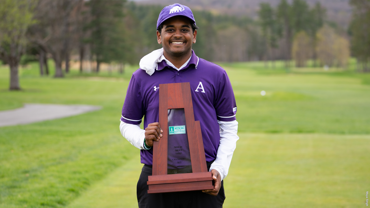 2025 NESCAC Men's Golf Medalist - Paari Kaviyarasu, Amherst College